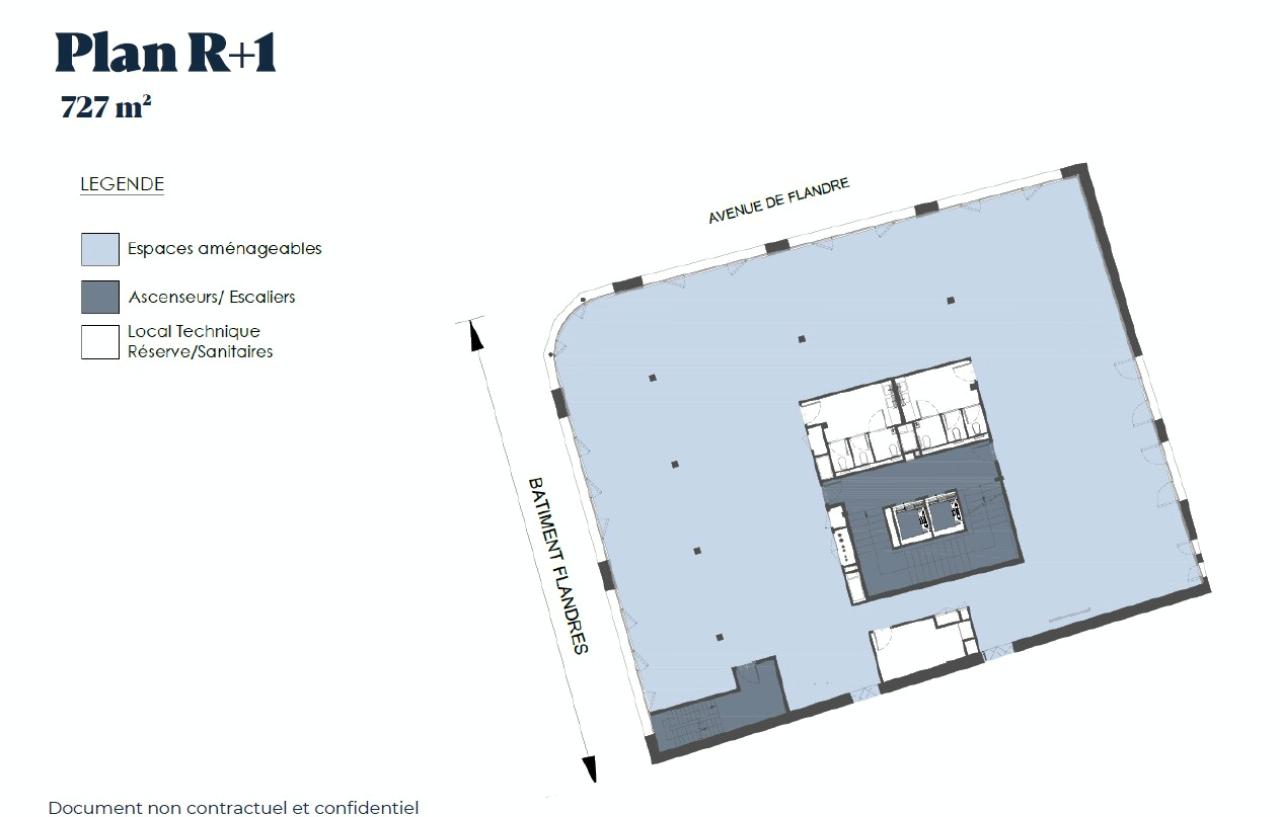 Bureau Paris 4000m² Location bureau Paris OLBUR2531897 6